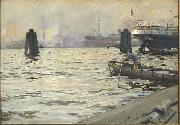 Anders Zorn The Port of Hamburg, Sweden oil painting artist